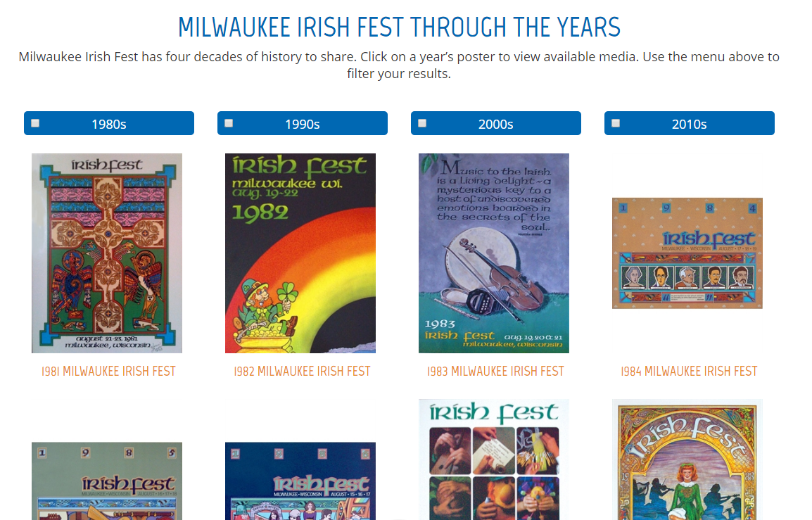 Milwaukee Irish Fest Landing Page Milwaukee Irish Fest Landing Page