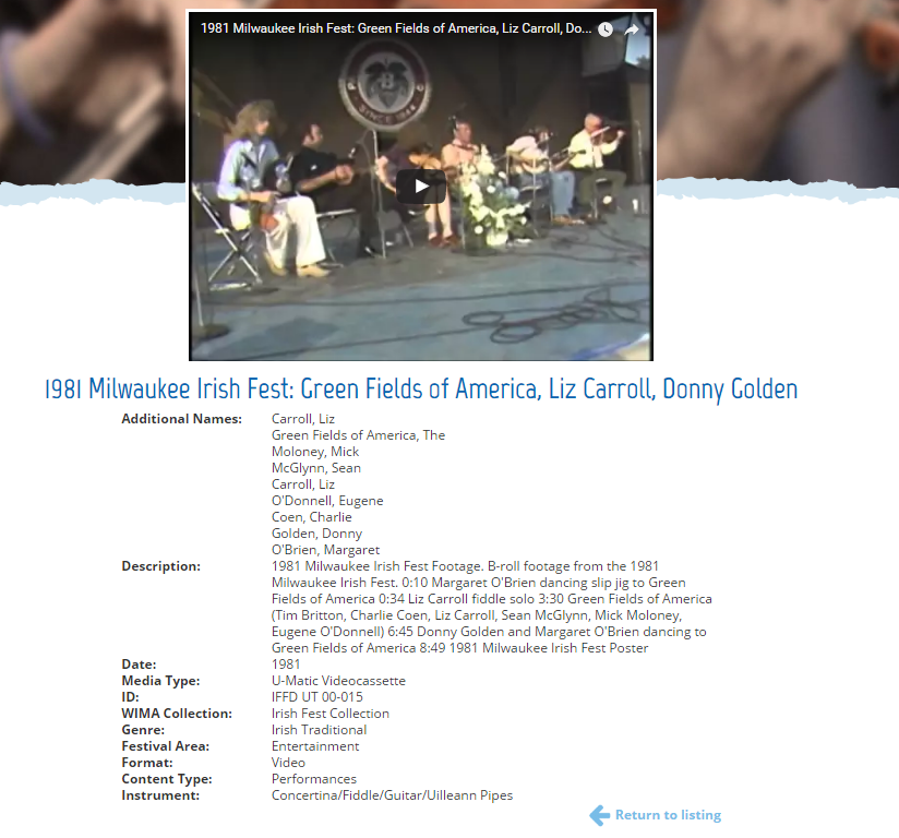 Irish Fest Detail Page Irish Fest Detail Page