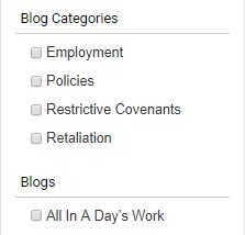 Blog Categories Option 1