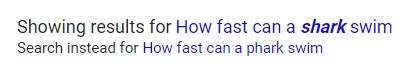 Google Search for Shark