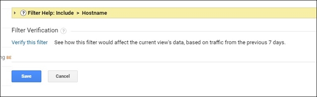 Hostname Filter Help