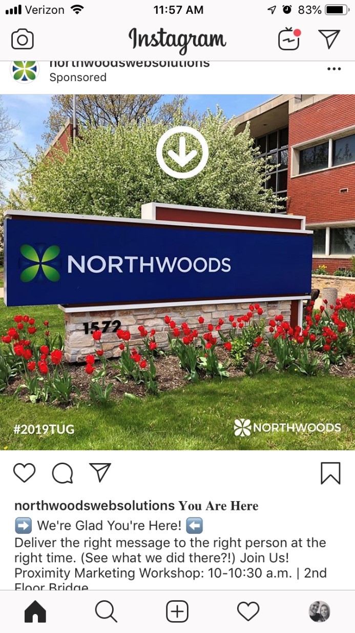 Northwoods Facebook Example