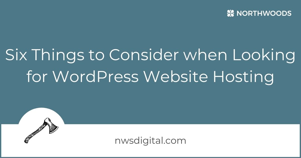 Six Things to Consider when Looking for WordPress Website Hosting