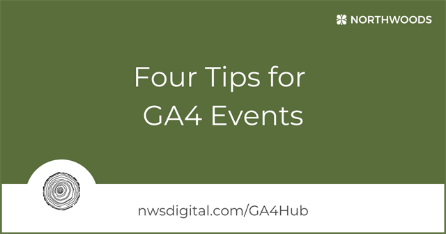 Four Tips for GA4 Events