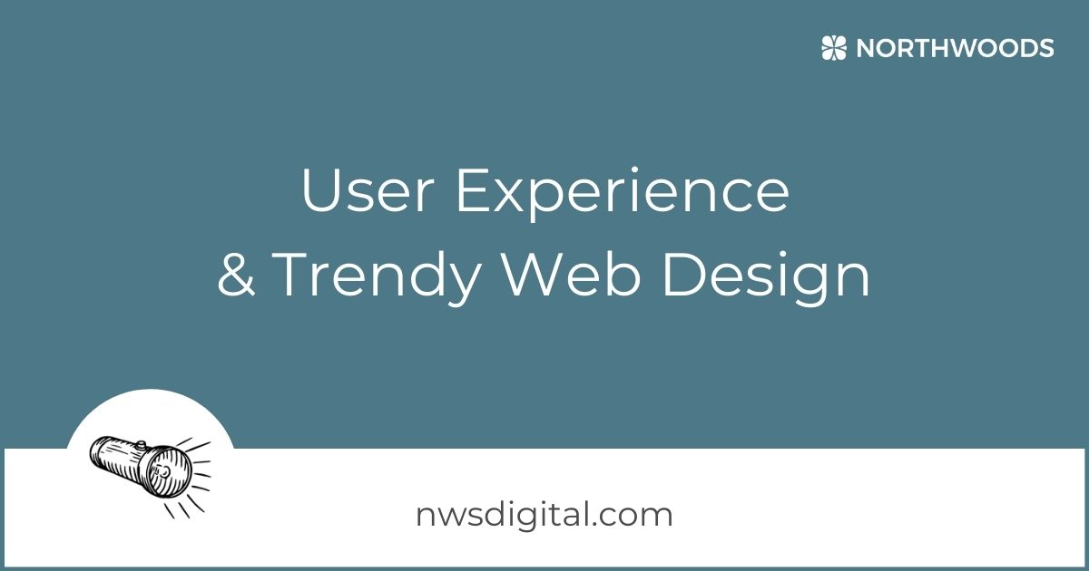 UX and Trendy Web Design Blog Post