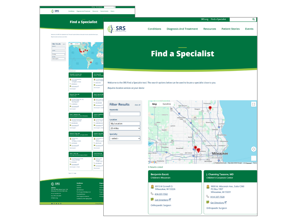 SCS Find a Specialist Tool