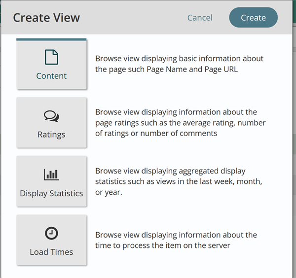 View Type Options