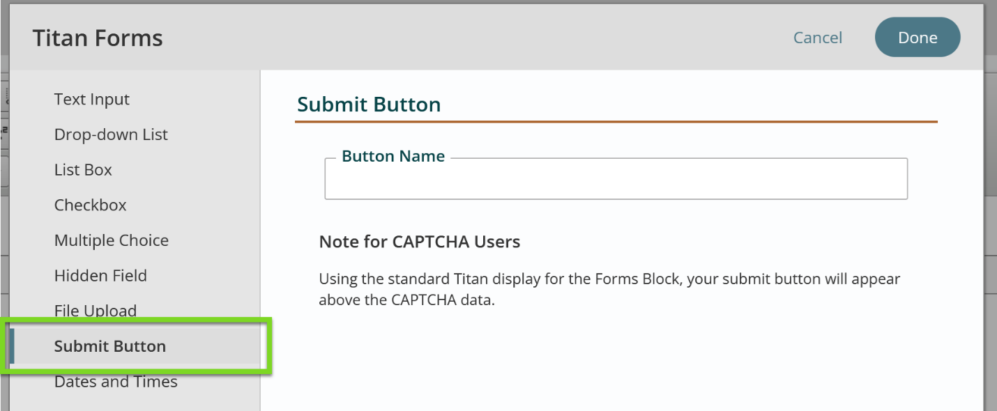 submit button forms