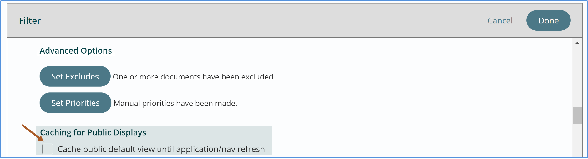 site speed display caching
