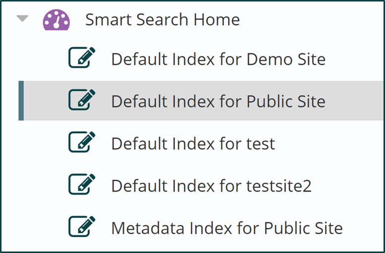 Smart Search Indexes